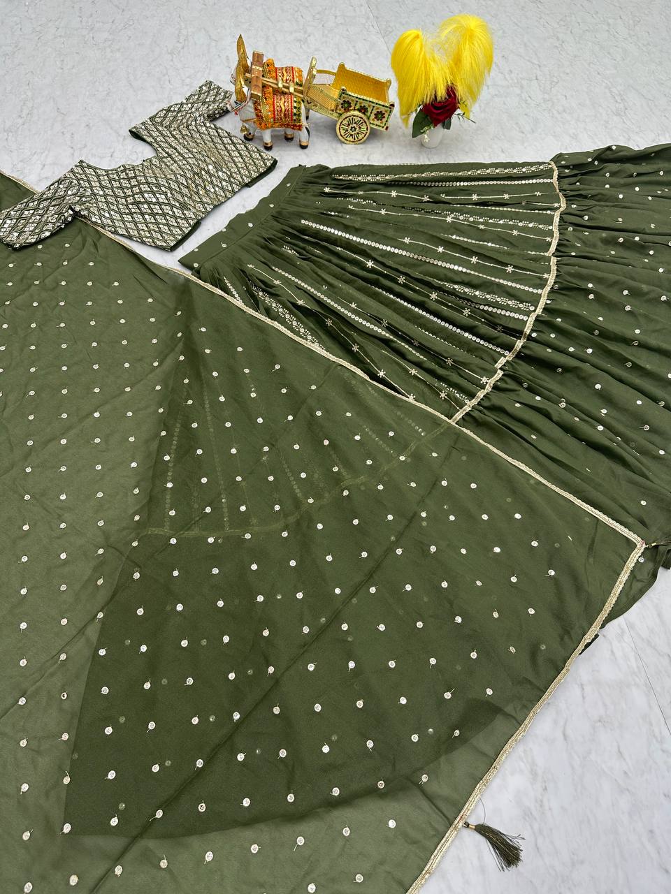 Indian Festive Wear Lehenga – Georgette Collection by Rangoli