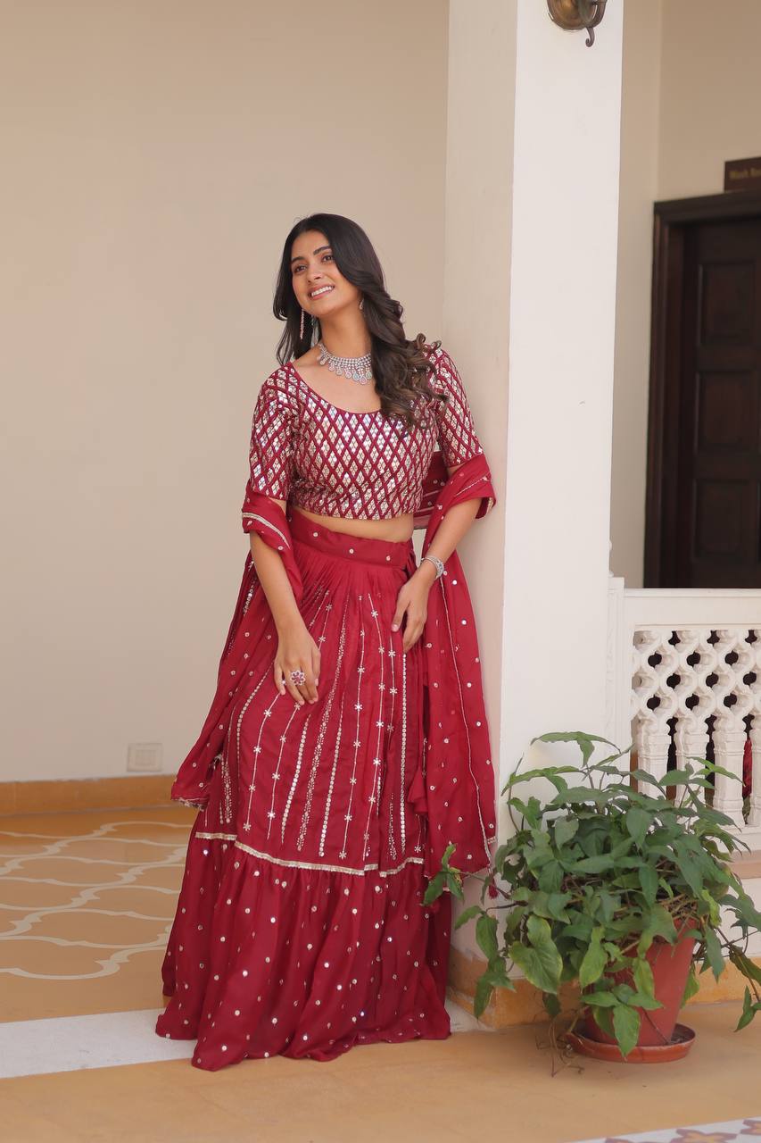 Indian Festive Wear Lehenga – Georgette Collection by Rangoli