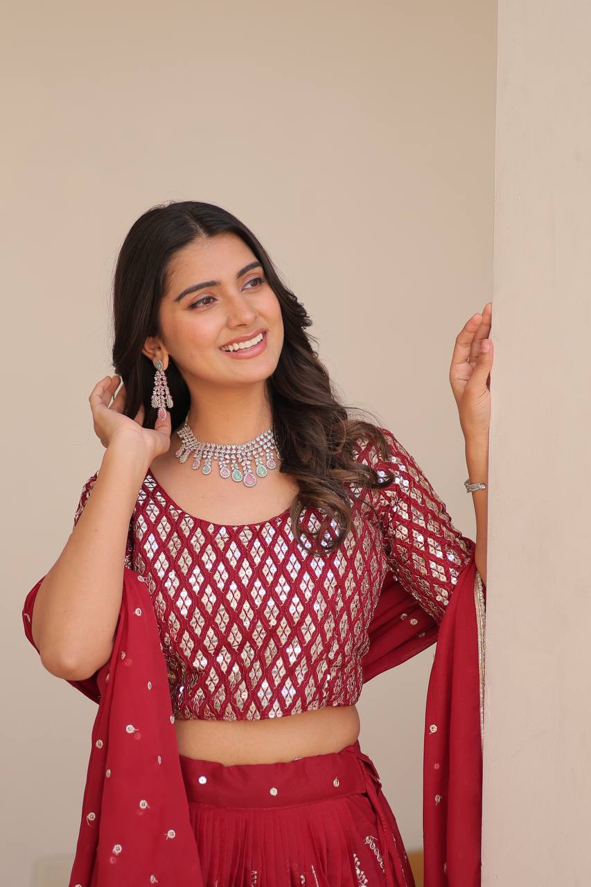 Indian Festive Wear Lehenga – Georgette Collection by Rangoli